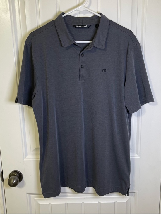 Travis Mathew Other - Travis Mathew Heather Polo Men's XL Short Sleeve Grey Polo Stretch Lightweight